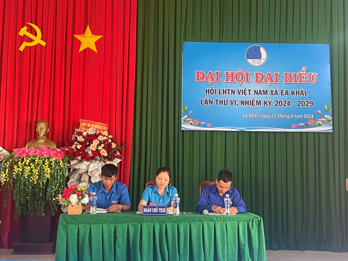 Đại hội Đại biểu Hội liên hiệp Thanh niên Việt Nam xã  Ea Khăl lần thứ VI, nhiệm kỳ 2024 -2029